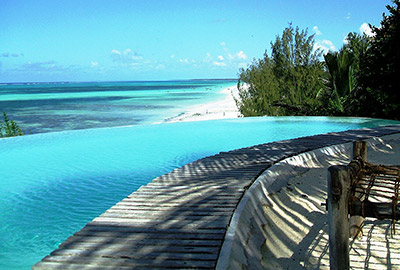 Piscine debordement à Kiwengwa